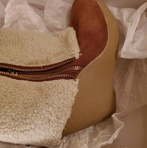 Women's suede booties